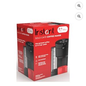 Instant Solo Café Coffee Maker - Red